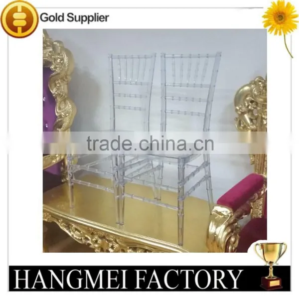 Manufacture and Wholesale Crystal Clear Wedding Chair photo-2