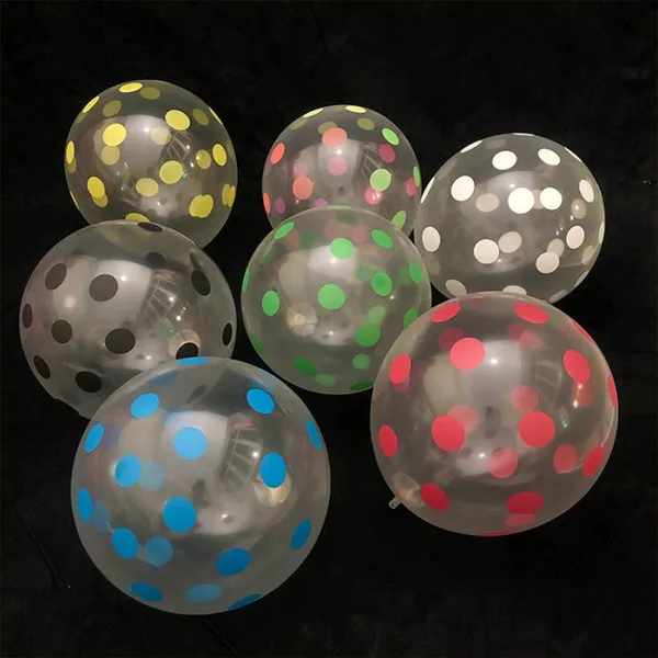 12 18 36 Inch Helium Printed Ballon Globos Custom Made Round Happy Birthday Number Printing Latex Clear Transparent Balloons photo-2