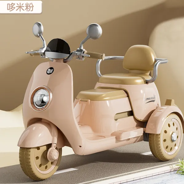 Children's Electric Motorcycles, Tricycles, Rechargeable Two Person Remote-controlled Toy Cars（Wechat:13510231336） photo-3