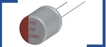 EA Series Conductive Polymer Hybrid Electrolytic Capacitors SMD Type