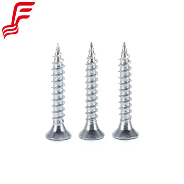 Galvanized Carbon Steel Fine Thread Metric Phillips Flat Head Drywall Screws M3.5 Self Tapping Wood Screws