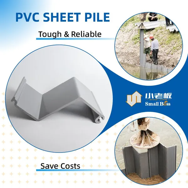 Durable Corrosion-Resistant Plastic Seawall Sheet Piling for Seawall Bulkhead photo-3