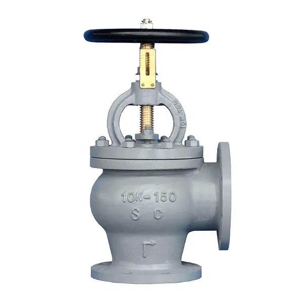 JIS 10K WCB Angle Globe Valve Marine Check Globe Valve photo-3