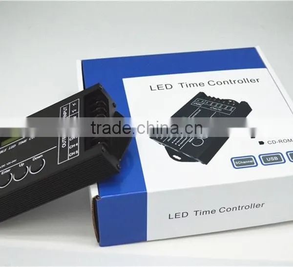 Time Programmable LED Dimmer DC12V/24V 5Channel Total Output 20A photo-4