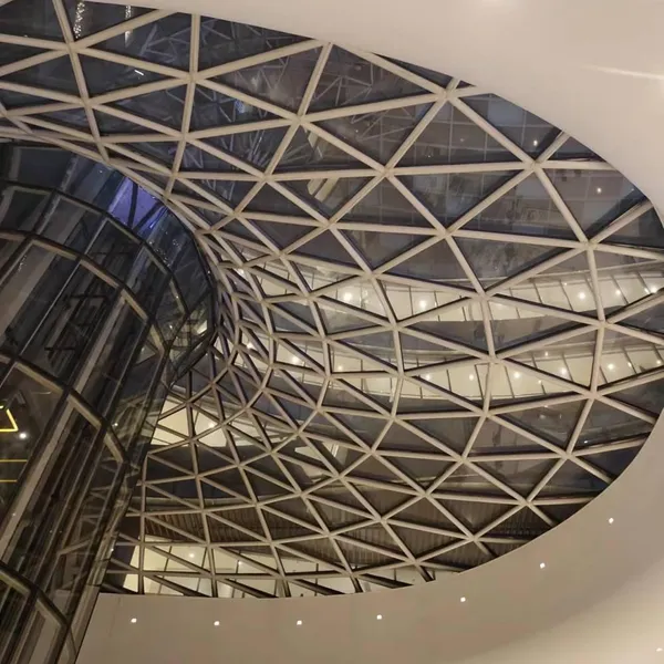 Sky Tree-shaped Grid Structure Canopy Roof, Specializing in the Construction and Processing of Spatial Reticulated Shell Structure Steel Buildings photo-2
