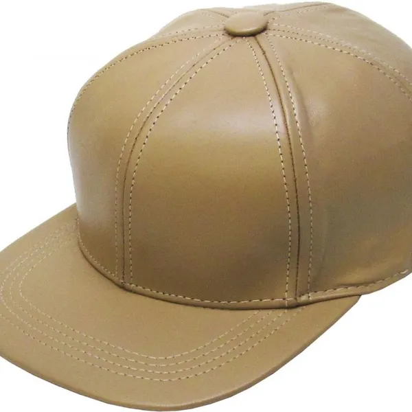 Solid PU Leather Flat Brim Snapback Baseball Cap Blank Plain Hip Hop Street Hat Custom Embroidery Logo Wholesale for Men Women photo-2
