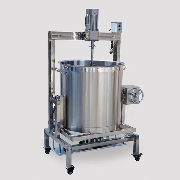 Industrial Sauce Cooking Kettle 360L Stainless Steel Electric Mixing Tank With Gas Burner for Large Batch photo-3