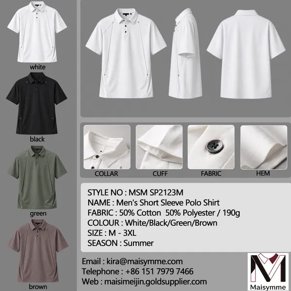 Men's Short Sleeve Polo Shirt
