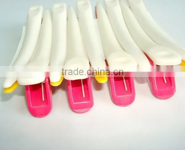 Colorful Plastic Hair Cutting Clip , Rubber Hair Clip Quality Choice photo-3