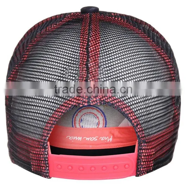 Guangjia Promotional Good Quality Flat Embroidery Trucker Cap photo-5