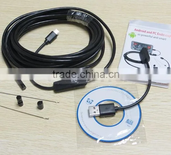 F/NO 2.8 300k Pixels COMS Camera Micro USB OTG Android Endoscope USB Camera photo-3
