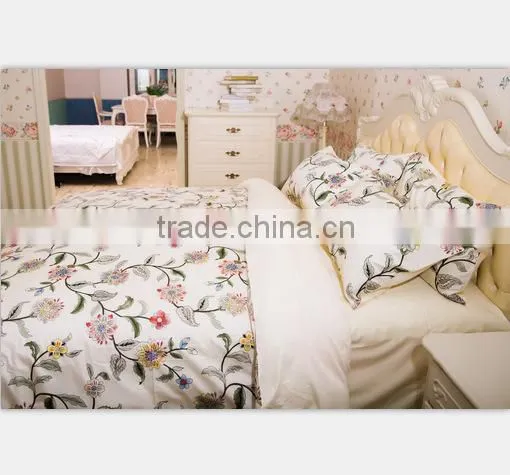 Luxury 4 Pcs 40S 16mm Jacquard 100% Mulberry Silk Bedding Set photo-4