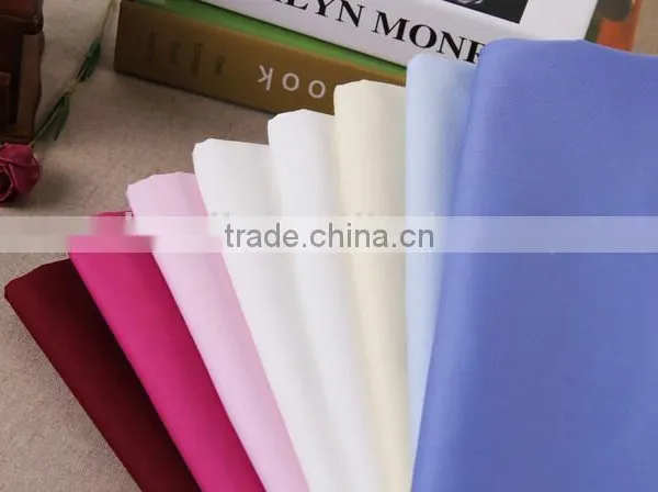 Polyester-cotton Plain Dyed Fabrics Wholesale photo-3