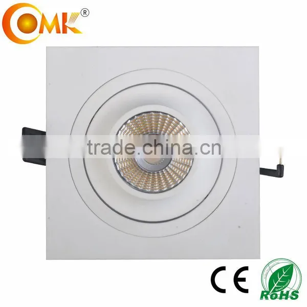 13w White Painted Square Recessed COB LED Lumi Smooth LED Downlight photo-4