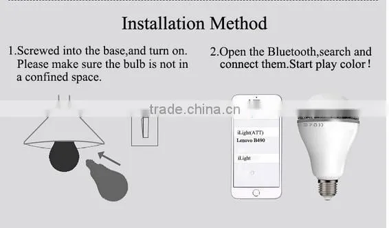 Smart Bulb for Indoor Wireless Led Smart Lighting 2016 New Designs Smart Led Light photo-5