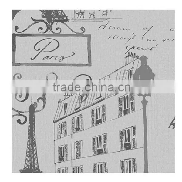 Discounted Printing Pvc Wallpaper, Coffee Retro Lighthouse Wall Mural for Study Room , Attractive Wall Covering Supplier photo-2