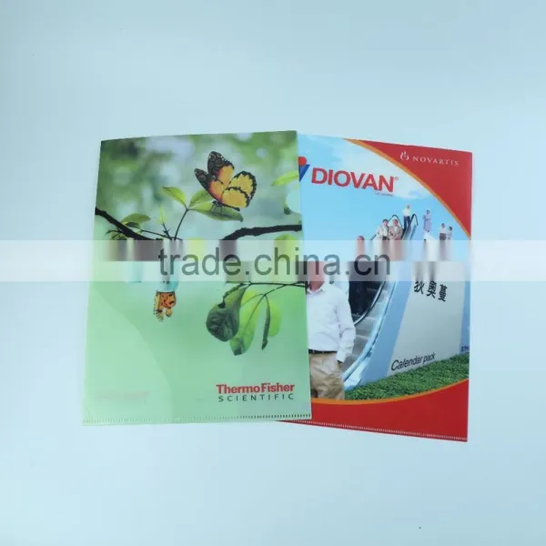 Hot Sales Clear pp Plastic Business a4 File Holder L Shape File Folder PP Expanding Files photo-3