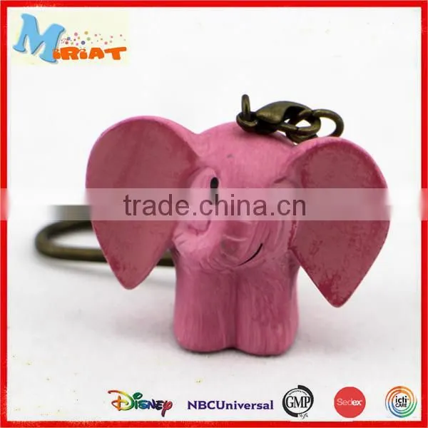 Plastic Mini Animal Toy Custom 3D Shaped Keychian photo-2