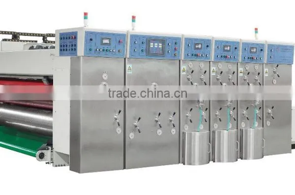 Automatic 4 Colors Corrugated Flexo Printer Slotter Die Cutter Stacker Machine/Carton Box Making Machine Prices(CLC-Q2)