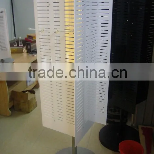 Rotate Four Side Plastic Slatwall Display Rack photo-6