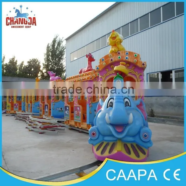 Cartoon Train!!Beautiful Cartoon Train!! Amusement Park Track Train,amusement Park Track Train for Sale photo-2