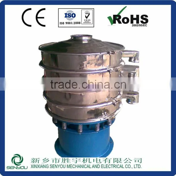 100%SUS304 Covered Vibration Sieving Machine in Food Production Line