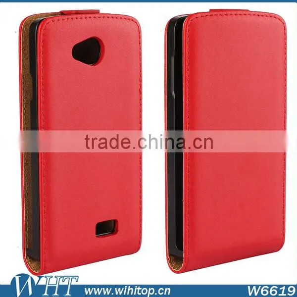 2015 New Mobile Phone Case Vertical Style PC+PU Leather Flip Cover for LG F60 photo-6