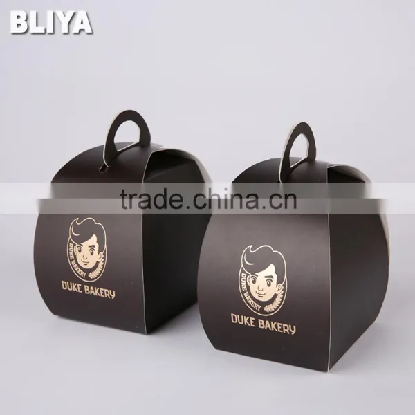 Custom Made Fancy Luxury Cardboard Coated Paper Cake Box