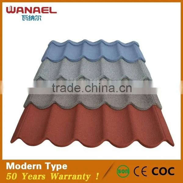 2016 New Style Stone Coated Long Span Color Coated Heat Resistant Metal Roofing Sheet photo-4