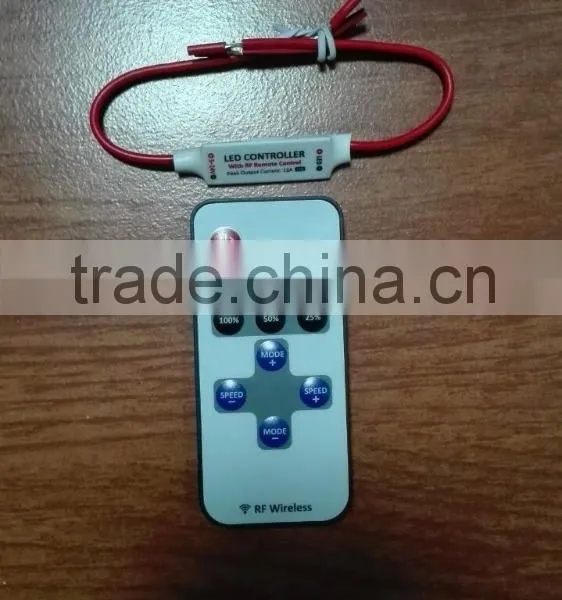 RF106 Remote Single Color LED Mini Controller,11 Keys, Remote RGB LED Controler Quality Choice photo-2