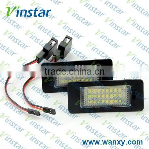 For Audi Q5 LED License Plate Lamp LED Car Tuning Light Emark Car Auto Lamps