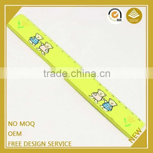 Custom design 15cm drawing stencil plastic folding ruler made in china