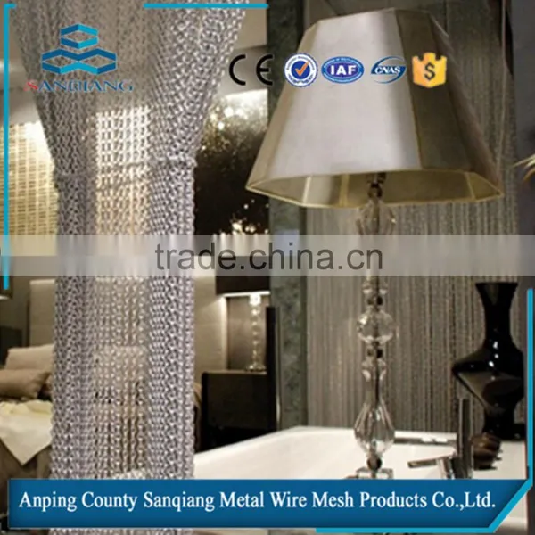 Anodized Chain Link Curtain / Decorative Metal Chain Link Mesh Curtain photo-3