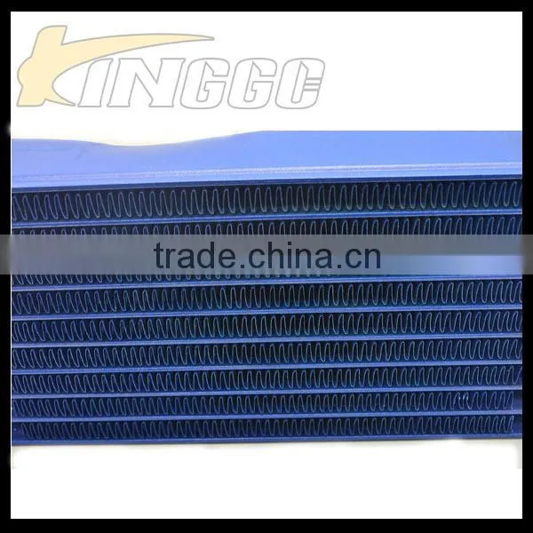 High Performance Blue Universal Car Transmission Oil Cooler, Aluminum 10 Rows Racing Oil Cooler photo-3