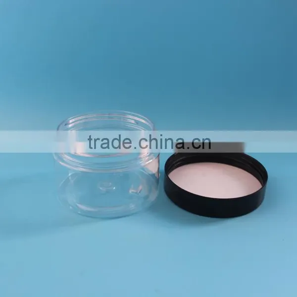 120ml 4oz 120g Clear Pet Cosmetic Jar With Screw Lid photo-3