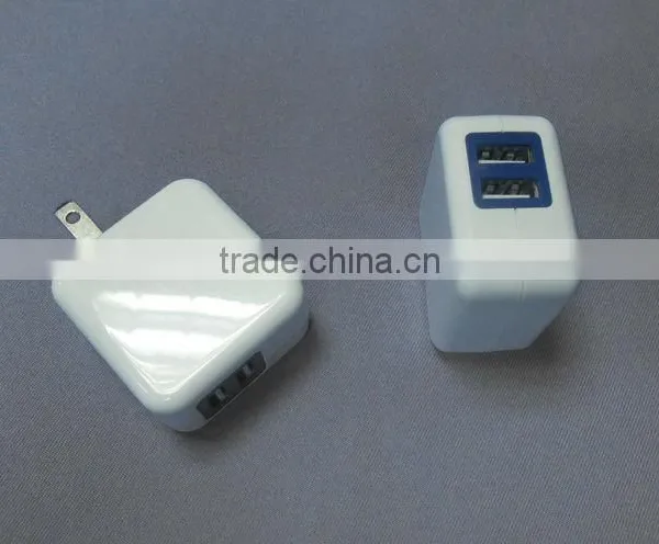 Dual USB 5VDC 2.1A Travel Adapter 10.5W Usb Handy Power Charger for Mobile Phone photo-4