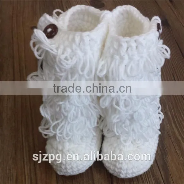 Crochet Handmade Baby Booties Hand Knitting Good Quality Baby Booties