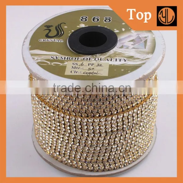 China Fancy Rhinestone Cup Chain,rhinestone Trim