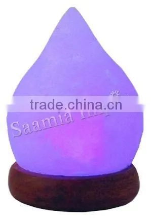 White USB Salt Lamp Tear Drop
