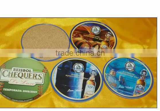 Tinplate Tea Coaster/Tinplate Cup Pad/ Tin Cork Cup MatCJ058