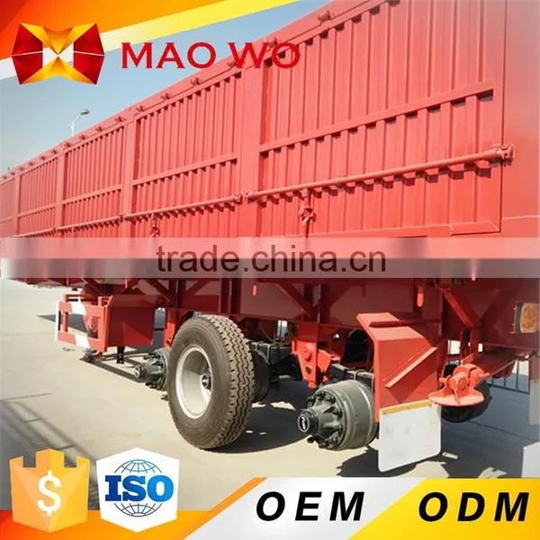 3 Axle Dry Van Semi Trailer Cargo Box Trailer for China Manufacture