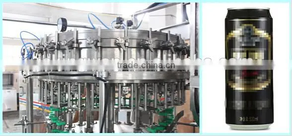 Beverage Canning Plant/automatic Beer Machine/beer Can Rinsing Machine