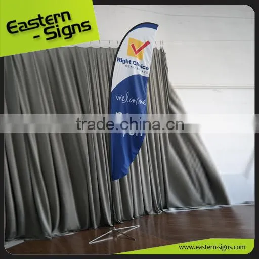 Outdoor Aluminum Poles Cheap Feather Banner