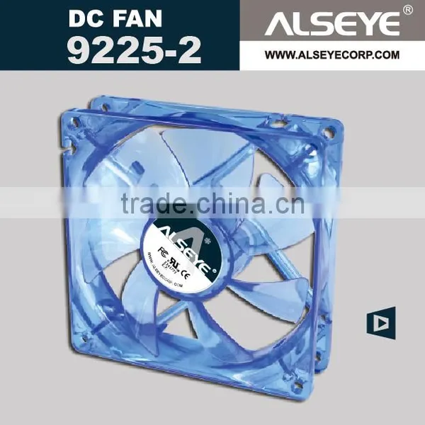 Alseye CB2902 Manufacture Electric 9225 Cooler Cpu Fan 92*92*25mm Solar Battery dc Fan photo-3