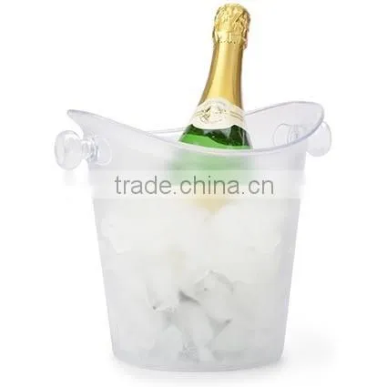 Clear Acrylic Novelty Wine Bottle Holder photo-3