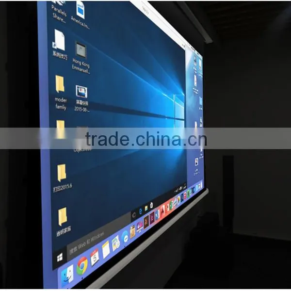 Luxury Tab Tension Projection Screen With Soft Matte White Fabric 12 Inch 16:9 photo-2
