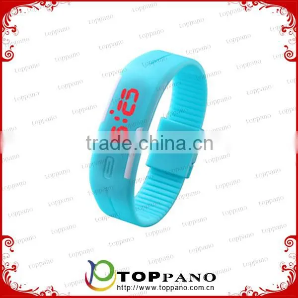 Hot Waterproof Digital Watches, Silicone Bracelet LED Digital Watch, Fashion Watch