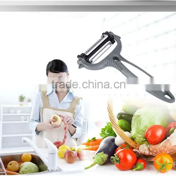 3 In 1 Multifunction 360 Degree Rotary Potato Peeler Melon Gadget Vegetable Fruit Turnip Slicer Cutter Carrot Kitchen Tools