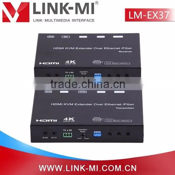 LINK-MI LM-EX37 120M 4K HDMI+USB KVM Extender Over IP/Fiber 60KM(Single Model) photo-3