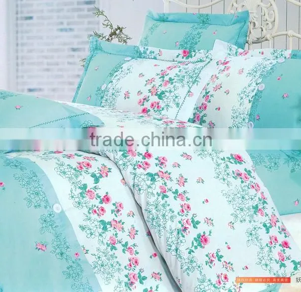 100% Cotton Clean Feeling Bed Linen Duvet Cover Set/snowy Pattern